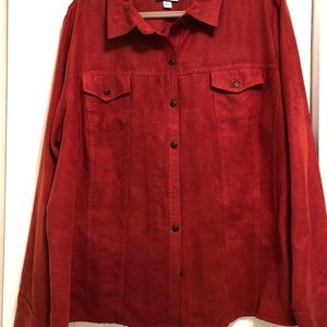 Ladies rust colored Croft and  Barrow Jacket